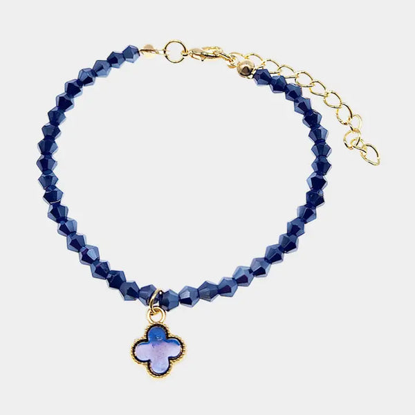 Quatrefoil Charm Bracelet