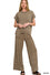 Ribbed Acid Wash Top & Pants set