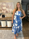 Sleeveless Maxi Dress with Vibrant Geometric Print