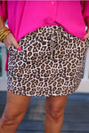 Safari Chic Leopard Skort