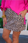 Safari Chic Leopard Skort