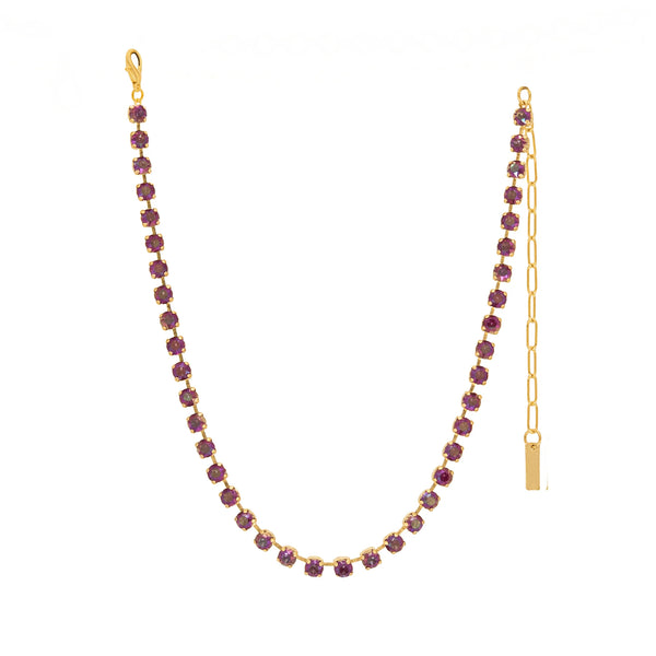 TOVA - Sarina Necklace in Orchid Ignite Purple Haze
