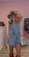 Savannah Breeze Denim Romper