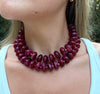 State South Red Chunky Necklace