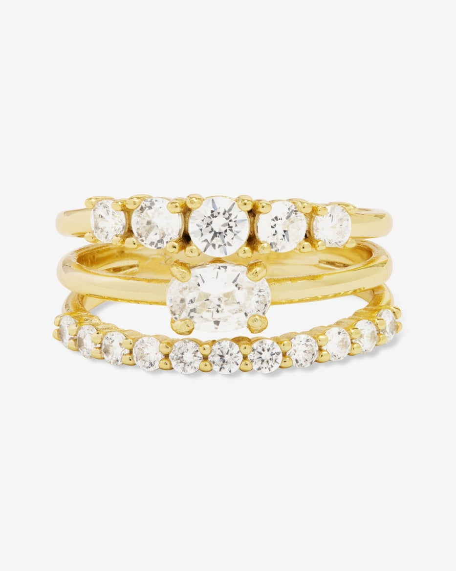 Melinda Maria - She's So Stacked Ring