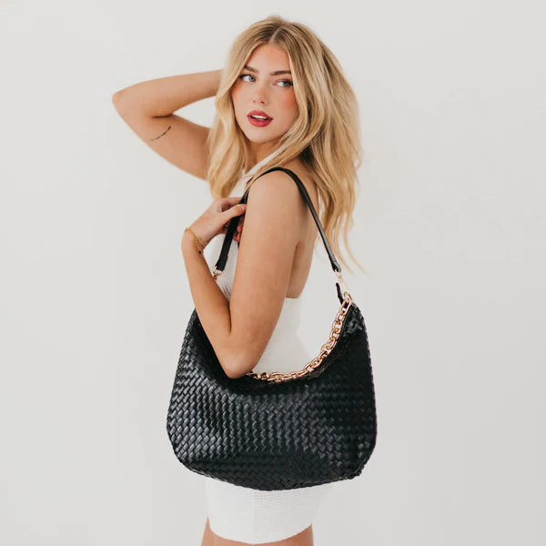 Sienna Slouchy Woven Shoulder Bag