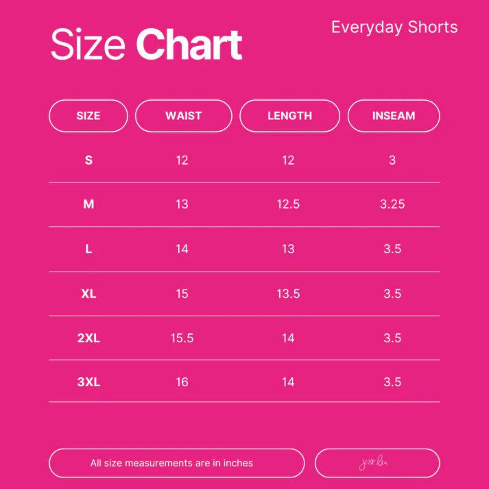 Solid Neon Pink Everyday Shorts