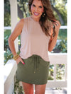 Solid Olive Skort