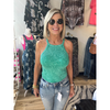 Stone Washed Ribbed Seamless Cami Top - 9 Colors Zenana
