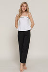 Straight Neck Ponte Cami Top