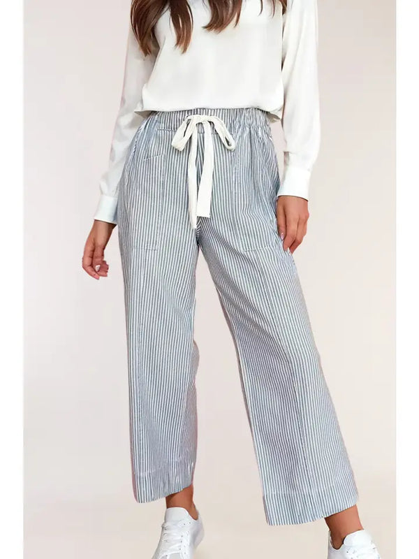 Coastal Stripe Drawstring Pants