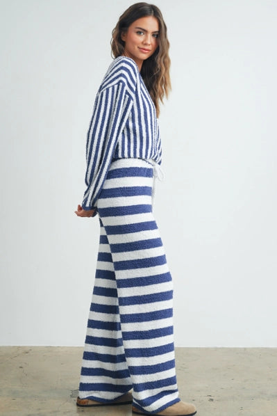Cozy Striped Round Neck Sweater