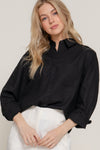 Easy Does It Linen Shirt, Black