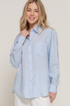 Easy Does It Linen Shirt, Blue