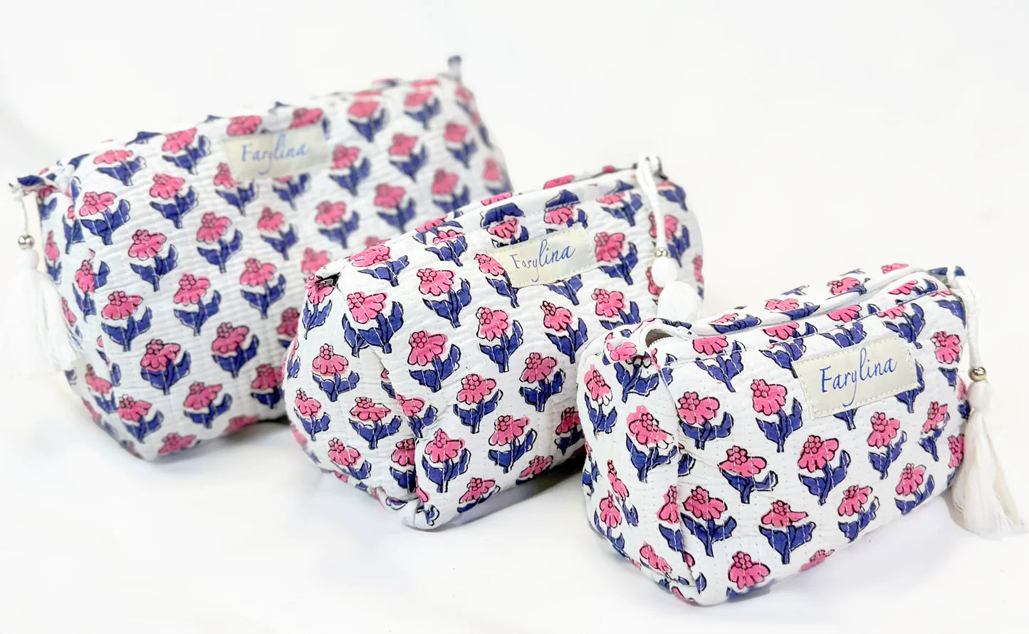 Farylina Toiletry Set Blue/Pink