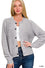 5 Button Sweater Cardigan - 4 Colors
