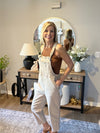 Woven Knot Strap Overalls