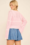 Tie Closer Pointelle Cardigan