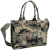 Camo Texture Printed Tote Bag