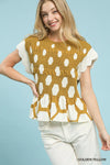 Golden Hour Peplum Top