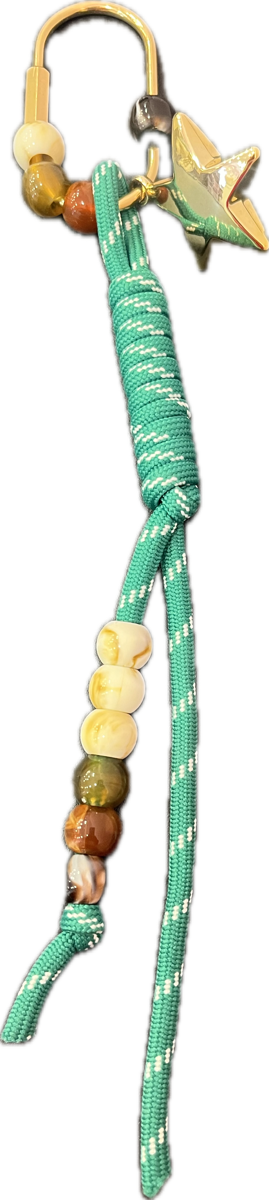 State South Roped Beaded Bag Charm or Key Chain