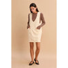 V-Neck Sleeveless Knit Mini Dress - 2 Colors