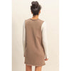 V-Neck Sleeveless Knit Mini Dress - 2 Colors