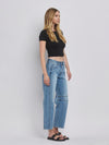 High Rise Barrel Leg Jeans Vervet
