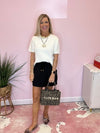 Leopard Texture Printed Tote Bag Small
