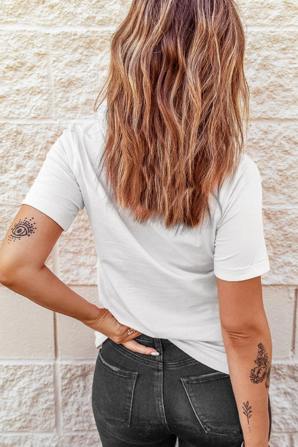 Whatever Spices Your Pumpkin Graphic Tee White