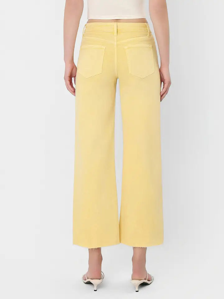 Sunny Days Wide Leg Crop Jeans