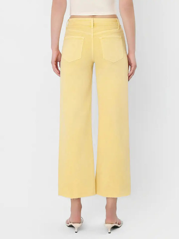 Sunny Days Wide Leg Crop Jeans