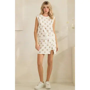 Monroe Polka Dot Skort Set