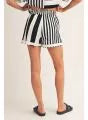 Salt & Pepper Stripes Shorts