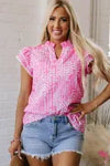 Ric-Rac Flutter Blouse