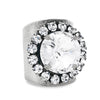 TOVA - Jacci Ring in Antique Silver / Clear