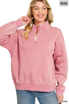 Free Spirit Half Zip Top, Two Colors