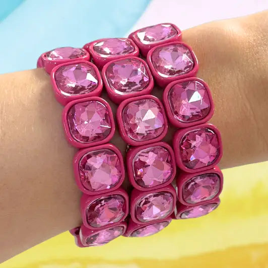Dark Pink Frankie Bracelet