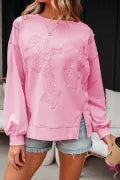 Pretty In Pink Bow Sweatshirt