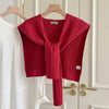 The Cozy Cable Knit Sweater Shawl