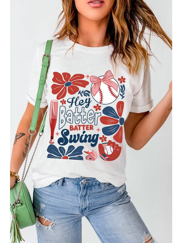 Hey Batter Swing Tee