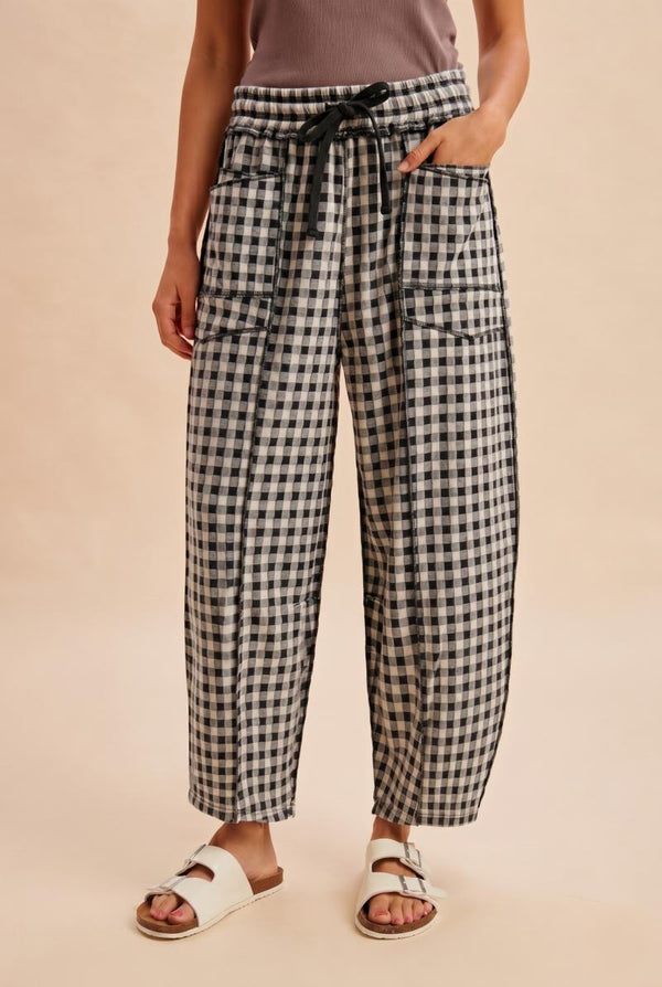 Checkmate Cozy Barrel Pant, Black
