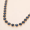Crystal Elegance Tennis Necklace, Blue