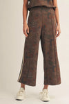 Mocha Meadow Floral Pants