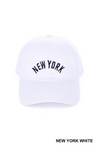New York Embroidered Baseball Cap