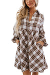 Bradley Plaid Shirt Dress