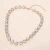Crystal Elegance Tennis Necklace, Clear