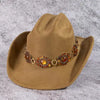 Western Concho Chain Cowboy Hat