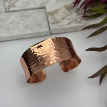 Handcrafted Copper Hammered Cuff