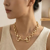 Horsebit Chain Link Necklace Set